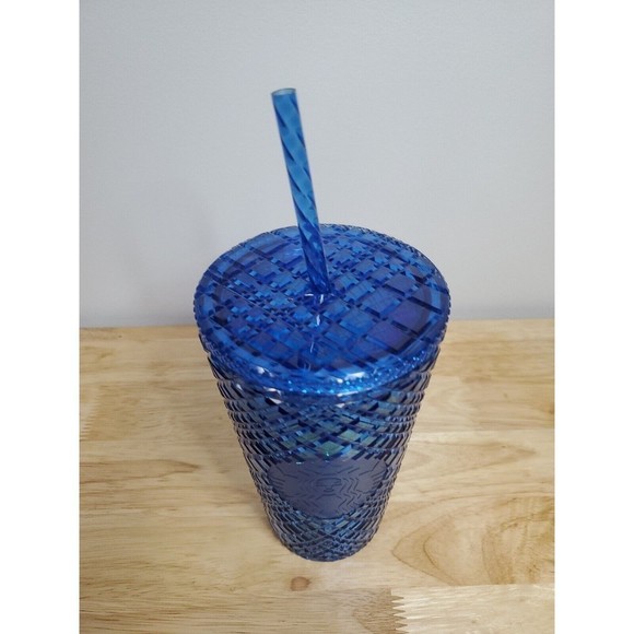 NWT Starbucks 16oz “JEWELED AZURE” Blue Grande - Picture 2 of 8